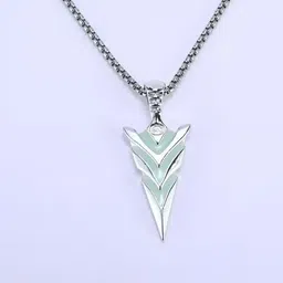 Stylewell Rhodium-Plated Geometric Pendants with Chains image 3