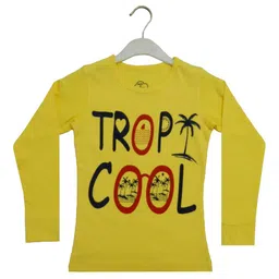 MIST N FOGG Girls Typography Printed Applique Slim Fit T-shirt-picture-29