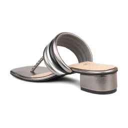 Inc.5 Women's Pewter T-Strap Sandals image 5