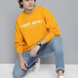 Levi's Mustard Cotton Regular Fit Printed Sweatshirt image 5