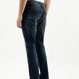 United Colors of Benetton Blue Regular Fit Lightly Washed Jeans image 2