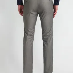 Arrow Grey Slim Fit Trousers image 2