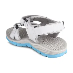 Furo By Red Chief Men's White Floater Sandals image 5
