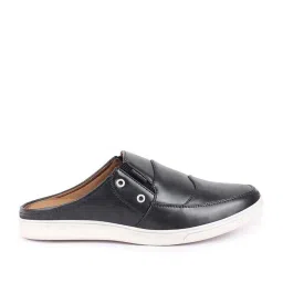 Fausto Men's Black Mule Shoes image 2