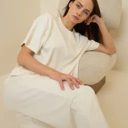 Sweet Dreams Women Solid Pyjama Set image 4