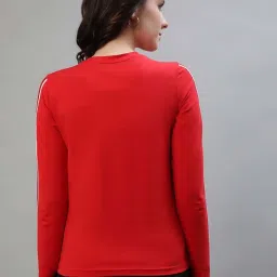 Iconic Red Cotton Printed T-Shirt image 2