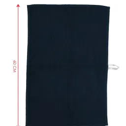 Doctor Towels Banana X Cotton Navy Blue 550 GSM Viscose Hand Towel (Set of 2) image 5