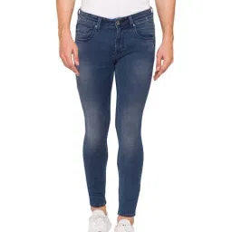 Spykar Blue Slim Fit Lightly Washed Jeans-picture-15