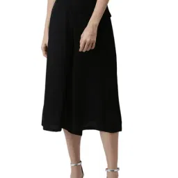 De Moza Black Elasticated Culottes-picture-13