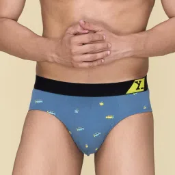 XYXX Multicolored Cotton Regular Fit Printed Briefs - Pack Of 3 image 2