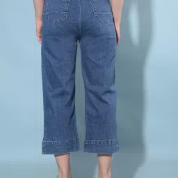 Crimsoune Club Blue Cotton High Rise Jeans image 2