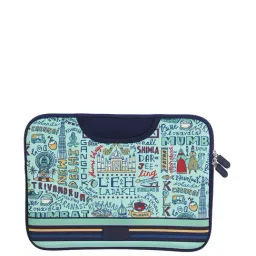 TEAL By Chumbak Traveller¿Laptop Sleeve - 13inch-picture-10