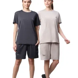 Vimal Jonney Multicolored Regular Fit T-Shirt With Shorts (Pack Of 2)-picture-17