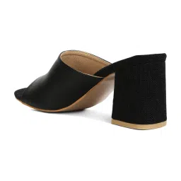 London Rag Women's Black Casual Sandals image 5