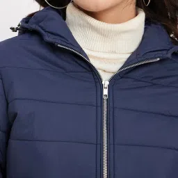 Okane Navy Regular Fit Hooded Jacket image 5