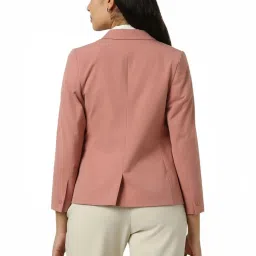 Van Heusen Peach Regular Fit Blazer image 2