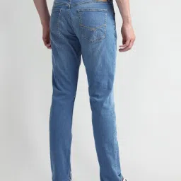 U.S. Polo Assn. Denim Co. Blue Cotton Slim Fit Logo Printed Jeans image 2