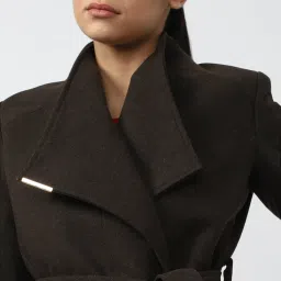 Van Heusen Brown Cotton Regular Fit Jacket image 5