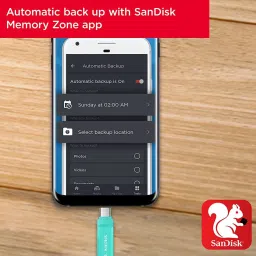 SanDisk Ultra Dual Drive Go 32GB USB 3.0 Type C Pen Drive for Mobile (Mint Green) image 5
