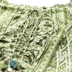 aarke Ritu Kumar Green Printed Maxi Dress image 5