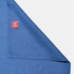 fabindia home Fabindia Navy Cotton 180 TC Double Bed Sheet With Pillow Covers image 5