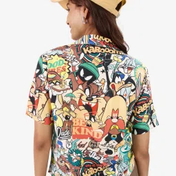 The Souled Store Multicolor Printed Shirt image 2