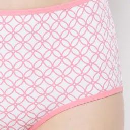 Clovia White Printed Hipster Panty image 5