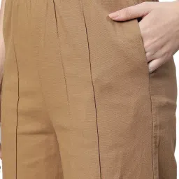 Global Republic Brown Regular Fit Mid Rise Culottes image 5