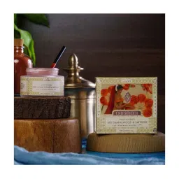 Old School Rituals Hand-Worked Red Sandalwood & Saffron Renewing Mousse - 50 gm image 2