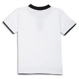 Friskers Kids White Solid T-Shirt image 2