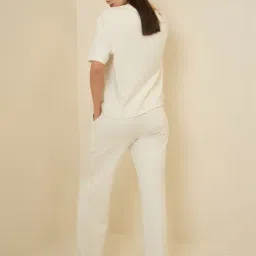 Sweet Dreams Women Solid Pyjama Set image 2