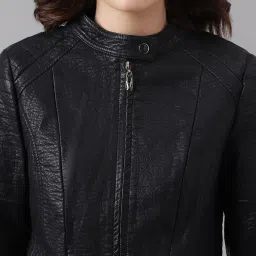 Latin Quarters Black Biker Jacket image 5