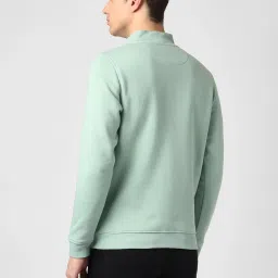 Peter England Green Regular Fit Sweatshirt image 2