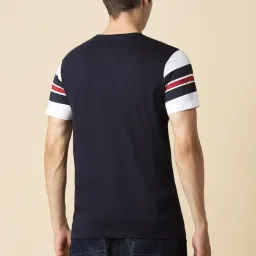 Allen Solly Black Regular Fit Printed T-Shirt image 2