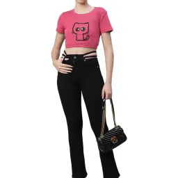 Global Republic Black Regular Fit Mid Rise Stretchable Jeans image 5