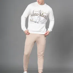 Red Tape Beige Regular Fit Joggers image 5