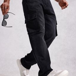 WROGN Men Cargo Anti Fit Light Fade Stretchable Jeans-picture-28