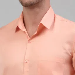 Jainish Orange Regular Fit Shirt image 5