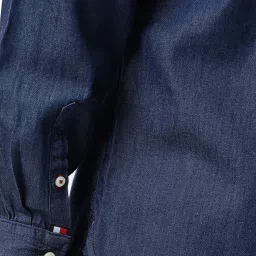 Tommy Hilfiger Blue Indigo Regular Fit Shirt image 5