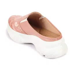 Fausto Women's Peach Mule Shoes image 5