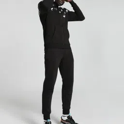 Puma POWER Black Regular Fit Logo Print Hooded Sweatshirt image 5