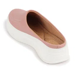 Fausto Women's Pink Mule Shoes image 5