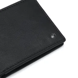 Van Heusen Black Leather Bi-Fold Wallet for Men image 5