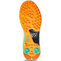 DSC Men's Jaffa 22 White & Sea Green Cricket Shoes image 2