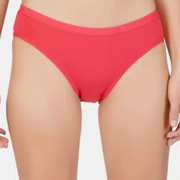 Bleeding Heart Coral & Maroon Plain Panties - Pack Of 2 image 2