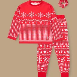 Angel & Rocket Girls Printed Night Suits image 2