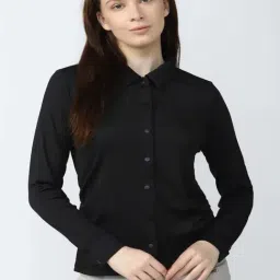 Van Heusen Black Regular Fit Shirt-image-84