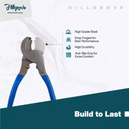 Hillgrove HGCUT2M1 254 mm(10 Inch) Carbon Steel Electrical Wire & Cable Cutter, HG0168 image 3