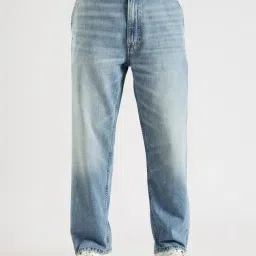 Calvin Klein Jeans Blue Cotton Tapered Fit Jeans-picture-16