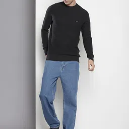 Tommy Hilfiger Pure Cotton Self-Design Pullover image 5